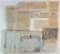 19th Century Ephemera Lot-Warrant of the Treasure Payments Odd Fellows Certificates