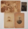 Group of 4 Antique Photographs