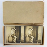 Group of Stereoview Nudes in Original Box