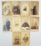 Group of 10 CDV Photographs-Priests & Preachers