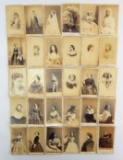 Group of 30 CDV Photographs- Famous Women & Actresses