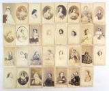 Group of 31 CDV Photographs