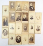 RARE Group of 21 CDV President Photographs