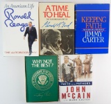 Group of 5 Presidential signed books
