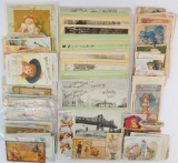 Large Group of Victorian Trade Cards