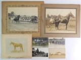 Group of 7 Matted Photos and Real Photo Postcards