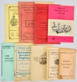 Group of 9 Farm Equipment and Engine Booklets