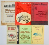 Group of 6 Farm Tractor Operators Manuals