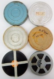 Group of 6 Vintage Movie Reels