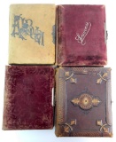 Group of 4 Victorian Photo Albums