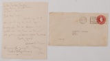 Antique Signed Gutzon Borglum Letter