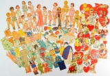 Group of Antique Valentine Cards & Paper Dolls