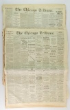 1872 Chicago Tribune Newspapers