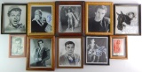 Group of 10 Signed Framed Photos of Movie and Sitcom Stars