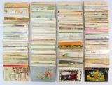 Group of 600 Postcards Mostly Holidays