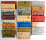 Group of 22 WW1 Era Postcard folder Books