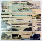 Group of 68 Panoramic Rotograph Postcards