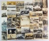 Group of 50 California Real Photo Postcards