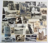 Group of 46 California Real Photo Postcards