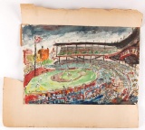 Antique 1951 Chicago Wrigley Field 