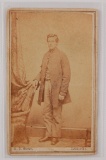 Antique CDV Photograph of Uniformed Man