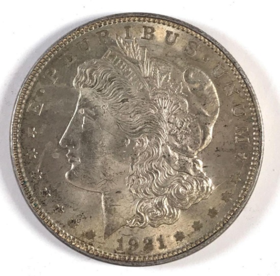 1921 - P Morgan Silver dollar