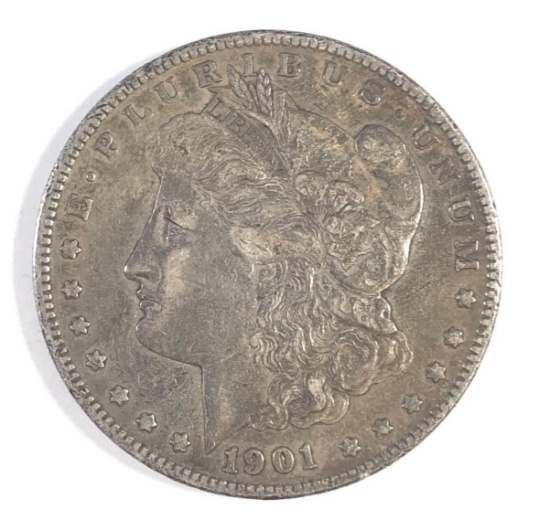 1901 - S Morgan Silver dollar