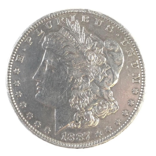 1887 - P Morgan Silver dollar