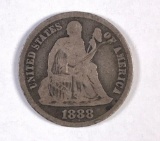 1888 seated liberty silver dime