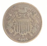 1864 shield two cent piece