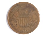 1866 shield two cent piece