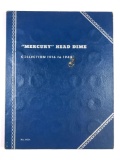 Mercury silver dime collection book
