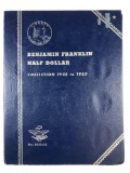 Benjamin Franklin silver half dollar collection book