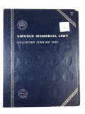 Complete Lincoln Memorial cent collection book