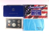 Group of four US commemorative coin sets