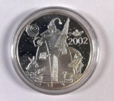 2002 Santa Claus 1 ounce silver round