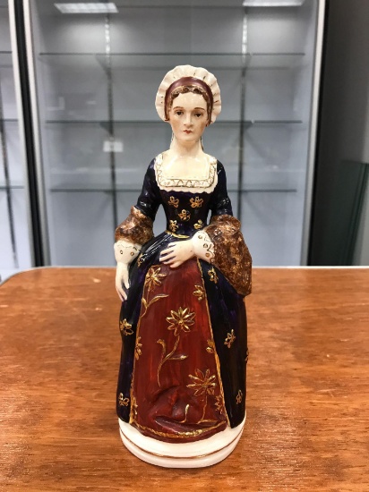 Catherine Parr sixth wife of Henry the eighth porcelain statue