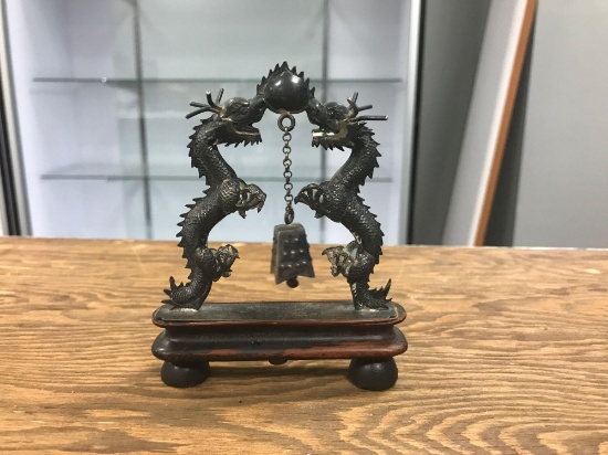 Vintage oriental dragon bell
