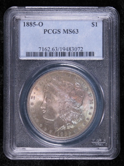 1885-O Morgan Dollar PCGS MS63