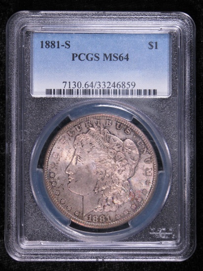1881-S Morgan Dollar PCGS MS64