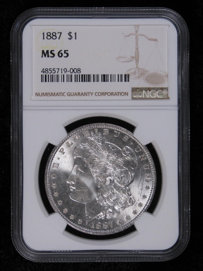 1887-P Morgan Dollar NGC MS65