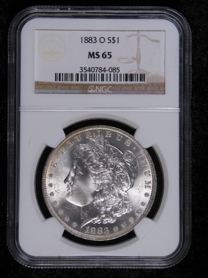 1883-O Morgan Dollar NGC MS65