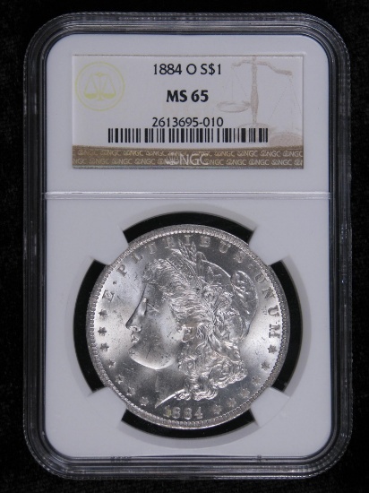 1884-O Morgan Dollar NGC MS65