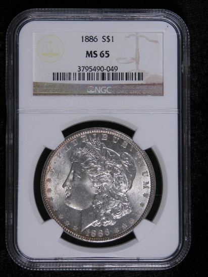 1886-P Morgan Dollar NGC MS65