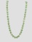 Vintage Knotted Jade Necklace with 14k Yellow Gold Clasp