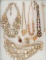 Group of Vintage Costume Necklaces