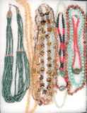 Group of Beaded Necklaces