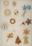 Group of Vintage Brooches