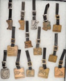 Group of Vintage Caterpillar Watch Fobs