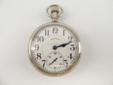 Vintage Illinois Watch. Co Pocket Watch With Clear Case